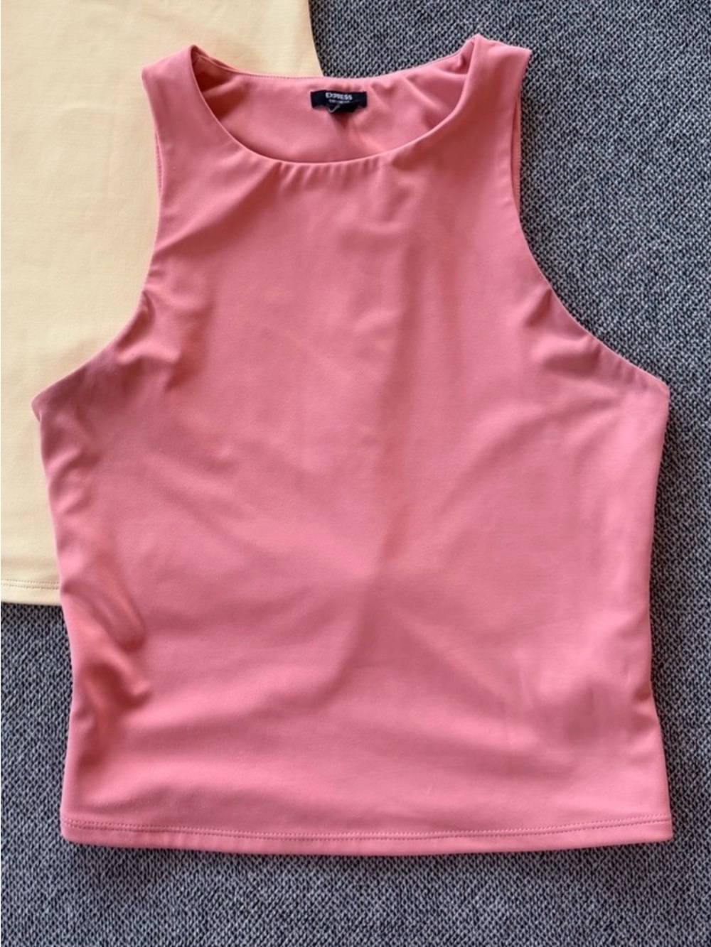 Express Body Contour Tank  - Coral